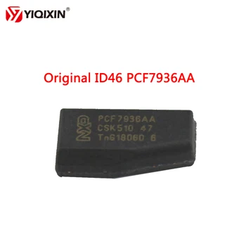 YIQIXIN 10 adet/grup Transponder Çip ID46 PCF7936AA Araba Anahtarı Çip Boş Orijinal ID46 PCF7936 Phillip - s Kripto Boş Çip ID46