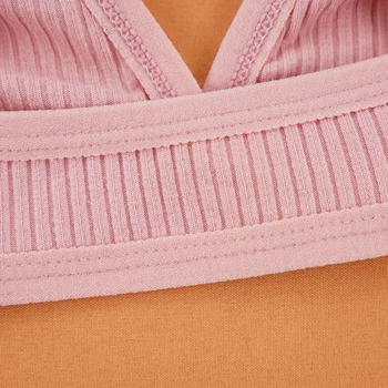 Kadın Seksi Sütyen ve Kısa Setleri Pamuk Güzellik Geri Sarılmış Göğüs Çelik Halka Olmadan Iç Çamaşırı Nefes Spor Sütyen iç çamaşırı seti