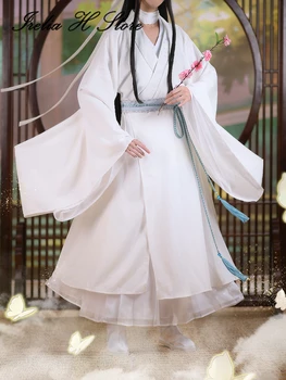 Irelia H Mağaza Oyunu Tian Guan Ci Fu Cosplay Xie lian Cosplay Kostüm Xie lian Beyaz Elbise Çin Antik Cosplays