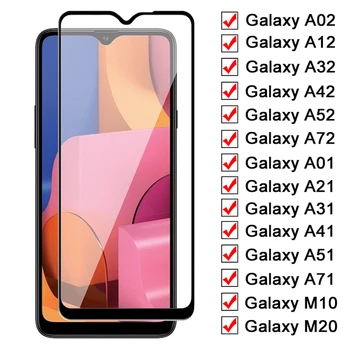 9D Koruyucu Cam Samsung Galaxy A41 A01 A21 A31 A51 A71 Temperli Cam Samsung A12 A32 A42 A22 A72 A02 M20 Ekran Filmi