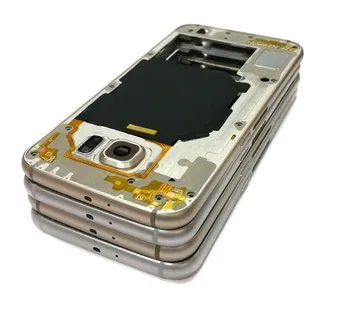 Orijinal Orta Plaka Konut çerçeve Çerçeve Şasi Samsung Galaxy S6 G920F Yedek Parçalar