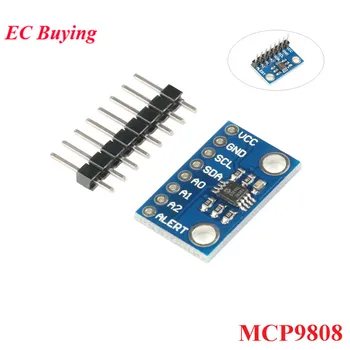 Yüksek Doğruluk Sıcaklık Sensörü MCP9808 Dijital IIC I2C kesme panosu Modülü 2.7 V-5 V Mantık Gerilim Arduino için CJMCU-9808
