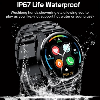 Akıllı saat Erkek Çağrı Saatler Cep Telefonu Spor Spor Su Geçirmez Müzik Tam dokunmatik ekranlı akıllı saat Erkekler İçin Android iPhone