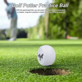 Golf Atıcı Uygulama Topu Yenilik Koyarak Uygulama Düz Golf Topları Eğitim Malzemeleri Uygulama İçin Kapalı Açık
