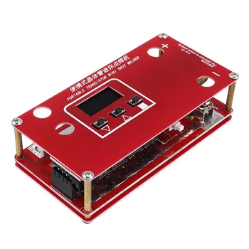 DANIU Taşınabilir DIY Mini Nokta Kaynakçı Makinesi ile lcd ekran Otomatik Dokunmatik Kaynak Modu için 18650 Pil Süper Capcitor