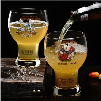 400-500ml Yaratıcı al yapımı bira kupa Bebek Yağ IPA Erkek ve Kız Desen Suyu Soğuk İçecekler Fincan Yaz İçme Drinkware Şarap Bardağı