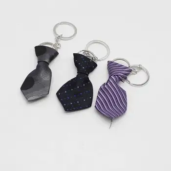 Moda mini kravat anahtarlık hediye kravat kolye toptan zanaat kravat kolye (rastgele renk)