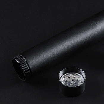 Yeni 1 adet puro tüpü Siyah Klasik Gadget Taşınabilir Alüminyum Seyahat Puro Kılıfı Neme Tutucu MİNİ Puro Aksesuarları