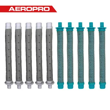 AEROPRO Havasız Tabanca Filtresi 60 / 100Mesh püskürtme tabancası Filtreleri Yüksek Kaliteli Havasız püskürtme tabancası Push-İn Tipi Boya Püskürtme Tabancası Filtresi
