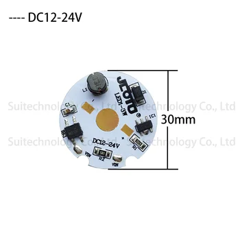 1W 3W sabit akım sürücü LED Alüminyum Taban plakası PCB kartı ısı Emici Soğutma soğutucu 20mm 30mm led ışık lamba ışığı