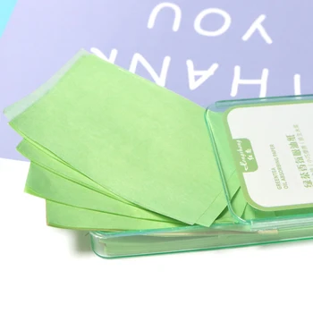 300 Adet / kutu Yağ Kontrolü Yüz Emici Kağıt Yüz Yağı temizlik mendilleri Emici Yağ Kurutma Sac Paspas Doku Yüz Bakımı Kağıt
