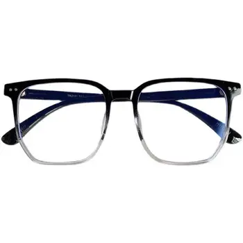 Şeffaf bilgisayar gözlük çerçeve kadın erkek Anti mavi ışık yuvarlak gözlük engelleme gözlük optik gözlük gözlük