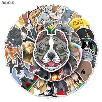10/30/50 adet Sevimli Bulldog Köpek Çıkartmalar Serin Hayvanlar DIY Dizüstü Bavul Kaykay Gitar Karikatür Graffiti Sticker Çocuk Hediye Oyuncaklar