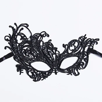 Yeni Kadın 1 ADET Siyah Seksi Göz Yüz Dantel Yüz Maskesi Masquerade Balo Maskesi Dans Akşam Parti Cadılar Bayramı Maskesi Sıcak Satış Bir Boyut