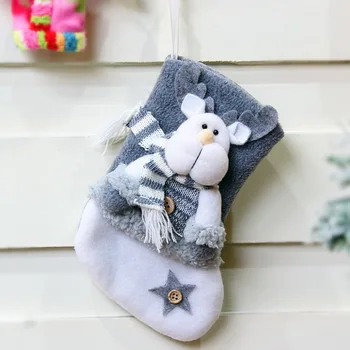 Noel Çorap Santa Çuval hediye çantası Noel Çorap Noel Süslemeleri Ev İçin Noel Dekor Navidad Yeni Yıl 2023