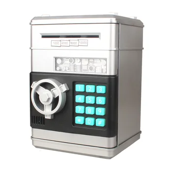 Elektronik Kumbara kasa Para Kasaları Çocuklar İçin Dijital Paralar Nakit Tasarrufu banka kasası Mini ATM Makinesi Çocuk Hediyeler