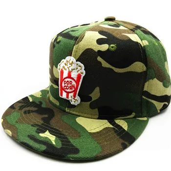 LDSLYJR Patlamış Mısır nakış pamuklu beyzbol şapkası hip-hop şapka Ayarlanabilir Snapback Şapka erkekler ve kadınlar için 109