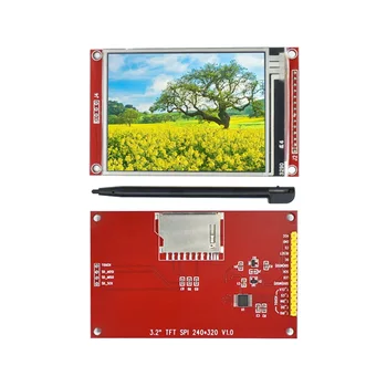WAVGAT 3.2 inç 320*240 SPI Seri TFT LCD modül ekran Ekran Dokunmatik Panel Sürücü IC ILI9341 MCU