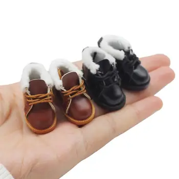 1 Çift Bebek Botları Aşınmaya Dayanıklı Pazen Sevimli Görünüm BJD bebek Ayakkabıları BJD Bebek Botları Bebek Ayakkabıları