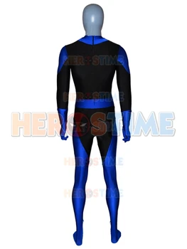 Mavi Fener Süper Kahraman Kostüm Spandex Zentai Suit Cadılar Bayramı Kostüm