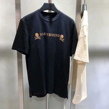 2022 Beyni MMJ T-Shirt Erkekler Kadınlar Altın Delik Kısa Kollu Harajuku Stilleri Casual Tops Tees Tişörtleri