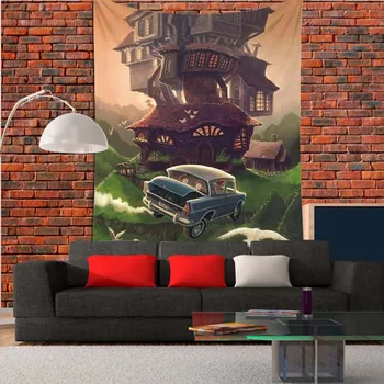 Ev Dekor Harry Goblen Hogwarts Sanat Baskı Polyester Goblen Hediye Oturma Odası Dekor Goblen Duvar Asılı tapiz