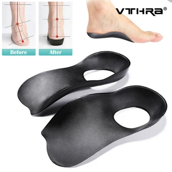 VTHRA Ortez Astarı XO Bacaklar Düzeltme Ortopedik Düz Ayak Topuk Ağrısı Kemer Desteği Adam Kadın İçin Ayakkabı Tabanlık Taban Ekleme