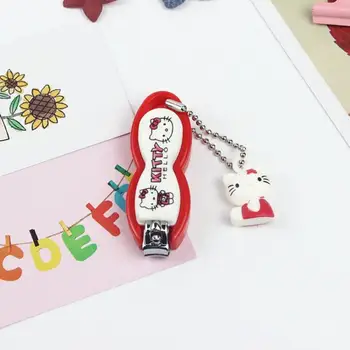 Kawaii Hello Kitty Tırnak Makası Karikatür Kt Tırnak Kesiciler Seyahat Taşınabilir Ayak Tırnağı Makas Tırnak Kesici Tırnak Malzemeleri Araçları