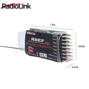 Radyolink Mini Osd R12DSM R12DS R9DS R8FM R8EF R8FM R6DSM R6DS R6FG R6F Rc Alıcı 2.4 G Sinyal RC Verici için