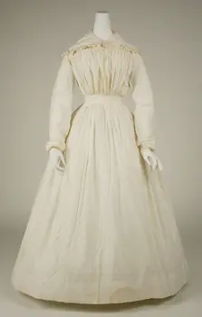 Costumebuy Regency Elbise Jane Austen Pastoral Tarzı Spencer Elbise çay elbisesi Köy Victoria Ortaçağ Balo Elbise Custom made