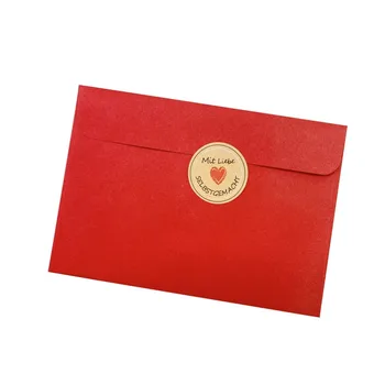 120 adet/paket Aşk Kendinden yapışkan çıkartmalar Kraft etiket etiket DIY El Yapımı Kek Kağıt Etiketleri