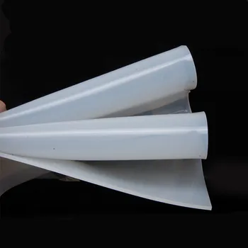 Vakum Pres Fırını ısıya Dayanıklı Silikon Mat için Yarı Saydam Silikon Kauçuk Levha 3mm Silikon Kaplama
