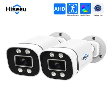 Hiseeu1080P AHD Kamera Açık Su Geçirmez Gece Görüş Bullet güvenlik kamerası Gözetim Kamera CCTV DVR Sistemi Güvenlik