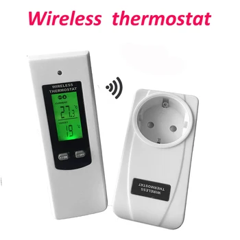 Dijital kablosuz oda termostat sıcaklık kumandası ısıtma soğutma fonksiyonu ile Uzaktan Kumanda + LCD arka
