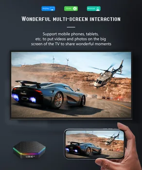 2022 Oyun Dijital akıllı tv kutusu Android h618 Octa Çekirdek DDR3 3GB RAM 32GB ROM Set Üstü Alıcı T95Z WİFİ ile
