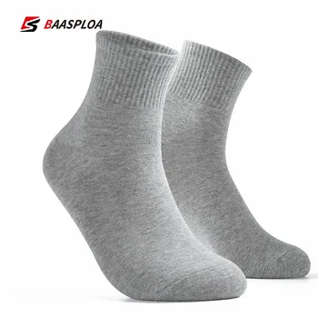 Baasploa erkek Koşu Likra Çorap kaymaz Nefes Düz Örgü Pamuk Çorap açık alan sporları Basketbol spor çorapları 2021