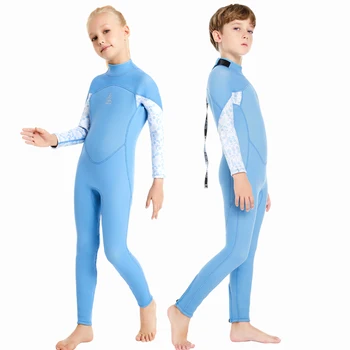 2 / 3MM Wetsuit Kızlar Sörf Neopren Wetsuits Erkek Tüplü dalgıç kıyafeti Çocuklar Termal Mayo Ser Dalış çocuk mayosu