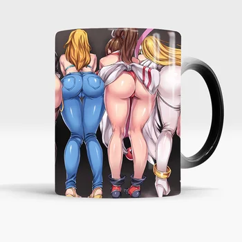 Mai Shiranui seksi popo Kahve Kupa Anime oyunu süt çay ısıya duyarlı kupa değişen renk sihirli Kupa en iyi hediye