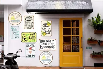 Komik Dachshund Köpek Alüminyum Metal İşareti, biz Sizi İzliyor Olacak, duvar Dekor Posteri Ev Banyo Yatak Odası Mutfak Bar Cafe