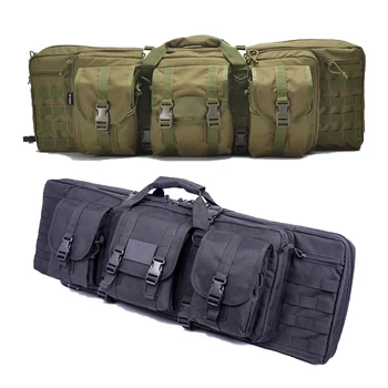 Askeri açık avcılık taktik sırt çantası tüfek çantası Airsoft karabina çantası çok fonksiyonlu ekipman 118CM98CM aksesuarları