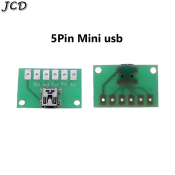 JCD USB 2.0 3.0 3.1/Tip-C/HDMI uyumlu Dişi konnektör Soket iPhone 5 5S 6 Mini mikro USB DIP Adaptörü PCB Test Kartı