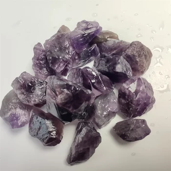 100g Şifa Amethyste Pierre Naturelle Ametist Taş Kristal Doğal Kristaller ve değerli taşlar Mineral Örnekleri