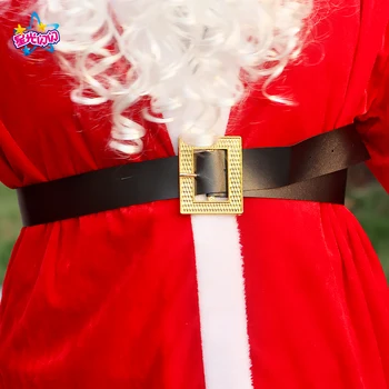 3XL-6XL Noel Baba Kostüm Cosplay parti giysileri süslü elbise Noel Erkekler Kostüm Takım Elbise Yetişkinler İçin
