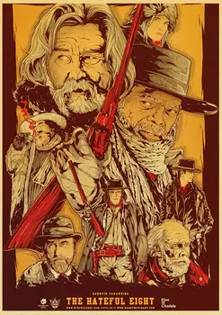 Quentin Tarantino Sıcak Klasik Film Kill Bill Vintage Poster Poster Retro Kraft Kağıt Posterler Dekoratif Sanat Boyama