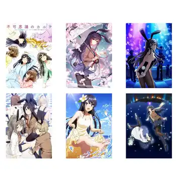 Anime Posteri Seishun Buta Yarou wa Tavşan Kız Senpai hiçbir Yume Duvar Posteri Sticker Kaydırma Resim Dekoratif Boyama Ev Dekor