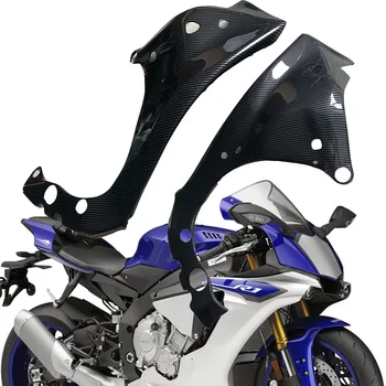 YZFR1 Motosiklet kaporta durumda krom çerçeve Karbon Fiber Renk (ABS Plastik) Yamaha YZFR1 YZF R1 YZF - R1 -2019