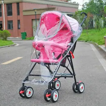 Toz geçirmez Yağmurluk Büyük Arabası Rüzgar Geçirmez Bebek Arabası yağmur kılıfı Açık Özel Amaçlı Bebek Gerekli Arabası Aksesuarları