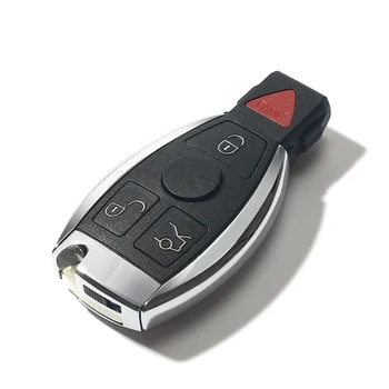 KEYYOU Benz İçin 2/3/4 Düğmeler Araba Anahtarı Durum Giriş akıllı anahtar fob dış kapak Anahtarsız Mercedes Benz İçin Yıl 2000 + Destekler NEC ve BGA