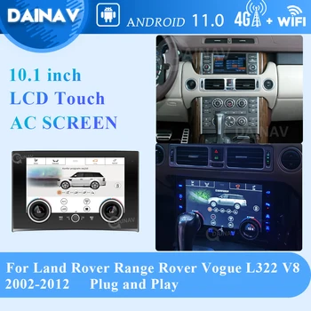 10.1 İnç AC Paneli Land Rover Range Rover Vogue İçin L322 V8 2002-2012 Klima Kontrol Dokunmatik Stereo Kurulu lcd ekran