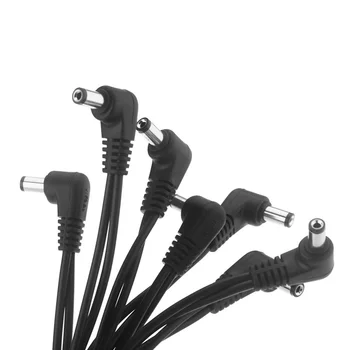 8 Yollu Elektrot Papatya zincirli kablo demeti Kablo Bakır Tel Gitar Efektleri Pedal güç kaynağı adaptörü Splitter